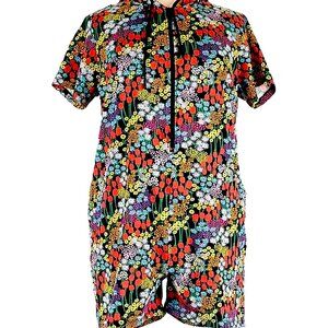TomboyX Multicolor Floral Romper 3X